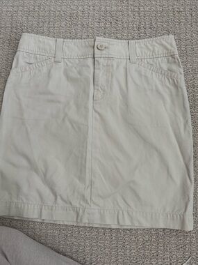Lilly Pulitzer Cream Mini Skirt